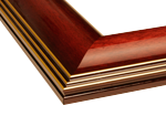 University of Southern California Diploma Frame in Classic Mahogany with Gold Trim with Black & Gold Mats for document: 8 1/2"h x 11"w  